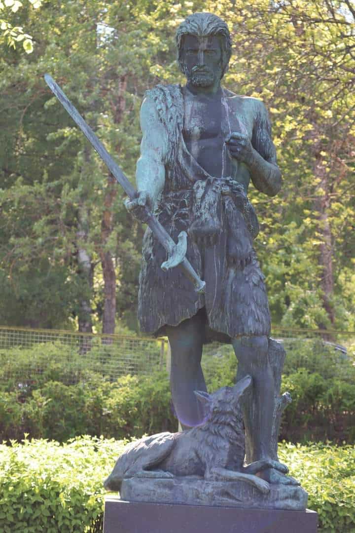 Wintry Mountain Landscape